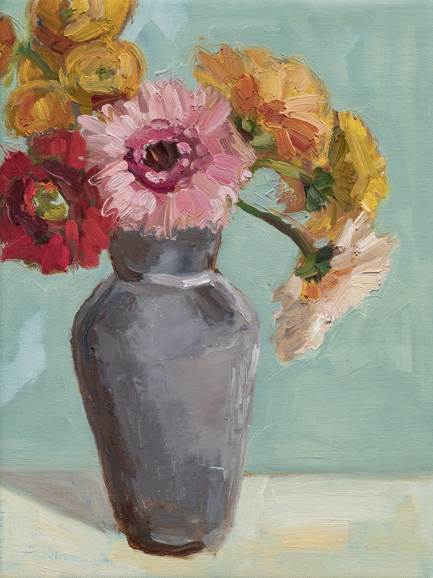 Carnival Daisies |2025|Oil on linen