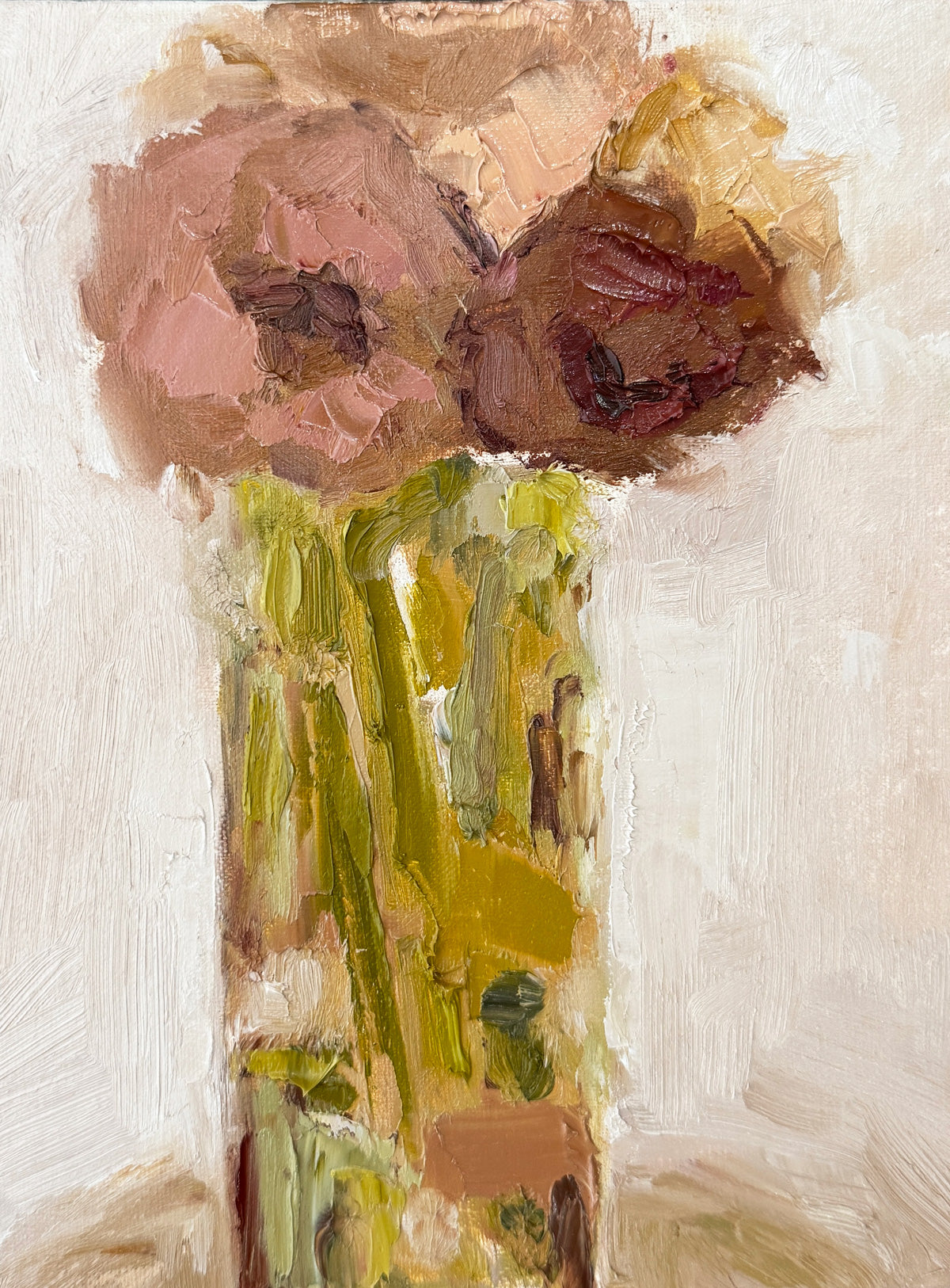Earth Flowers |2025|Oil on linen panel