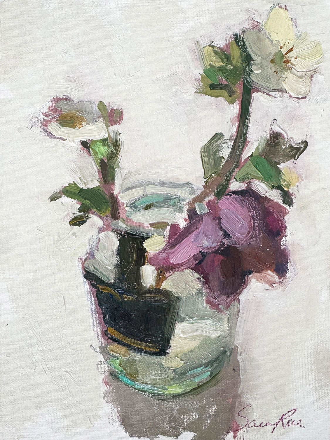 Giclee Print | Hellebore and Mustard Jar