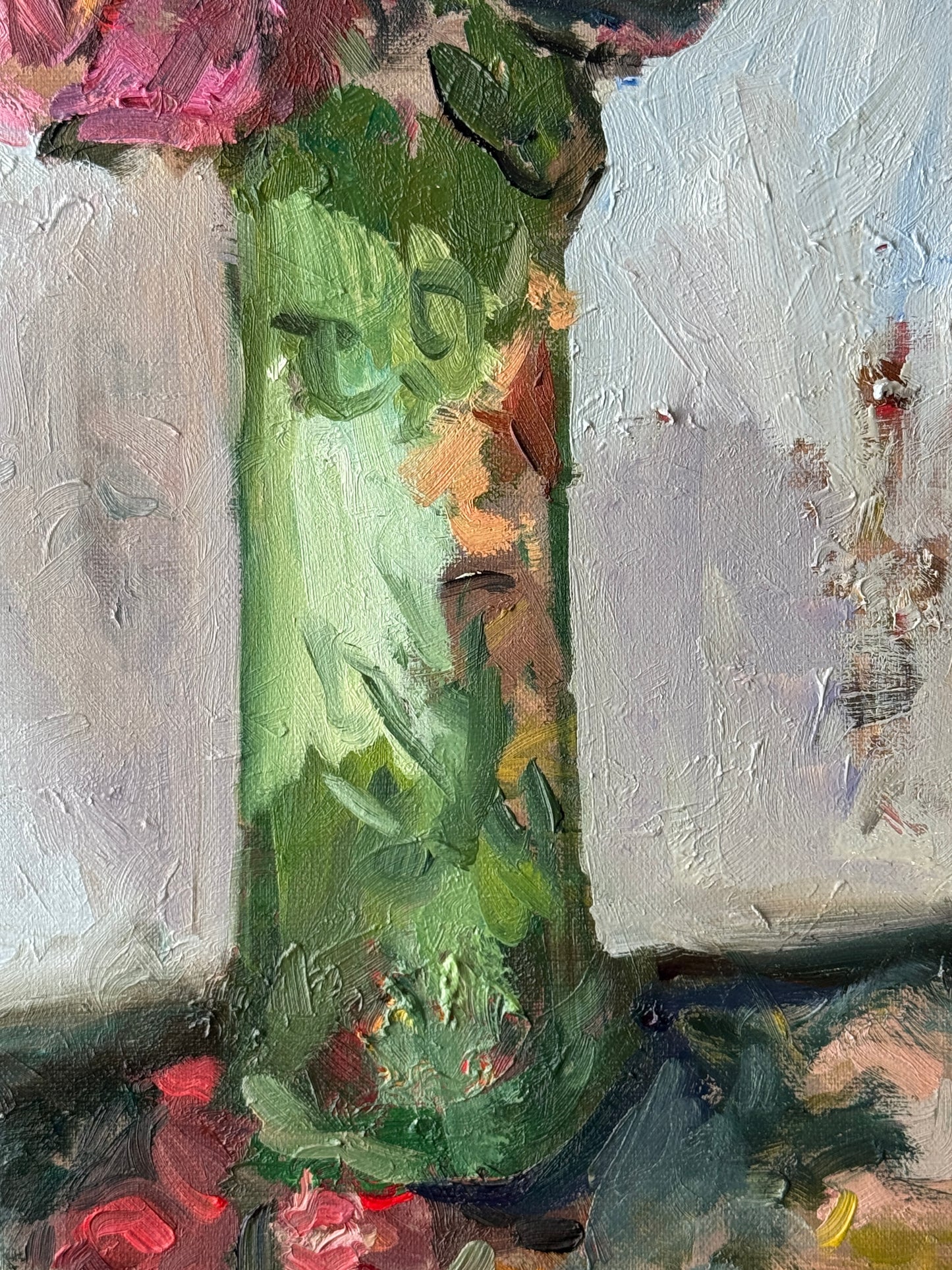 Emerald Blossoms |2025| oil on linen