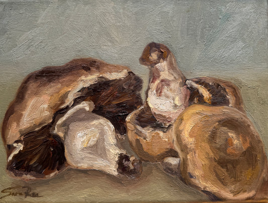 Mushroom Mycelium |2024| Oil on linen