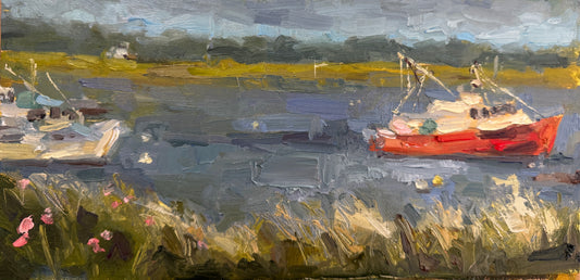 Drift Roses and Ocean Voyages |2025| oil on linen panel