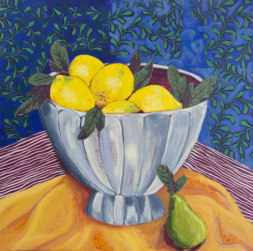 The Pear Stands Alone | 2024 | acrylic, canvas