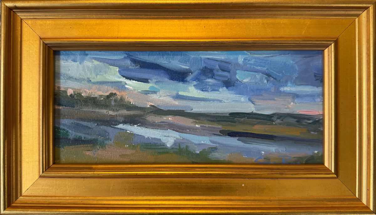 Tidal Marsh at Dusk |2025| Oil