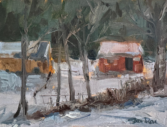 Winter In NH |2025| oil on linen, panel. *ON HOLD*