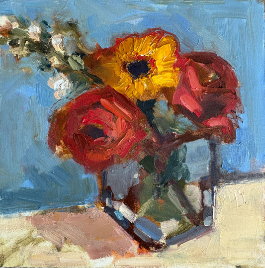 A Rose Without Thorns |2025| oil on panel