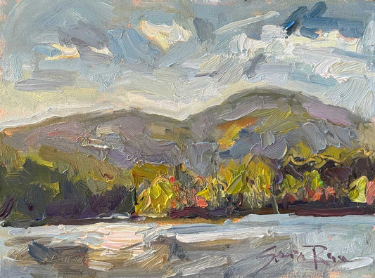 Blueberry Island |2025| oil on panel