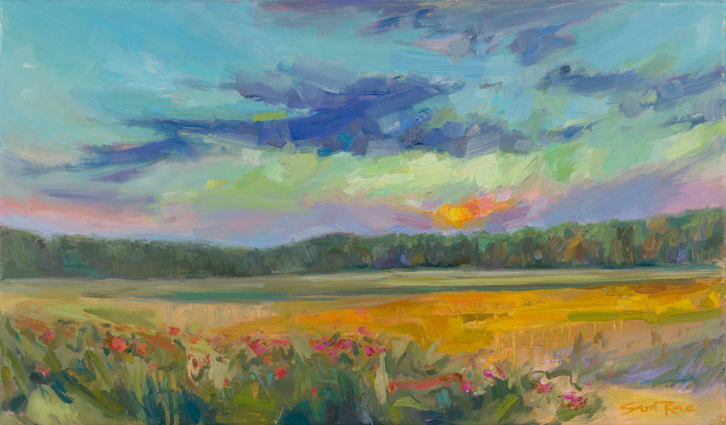 Crimson Grasses |2025| oil on linen