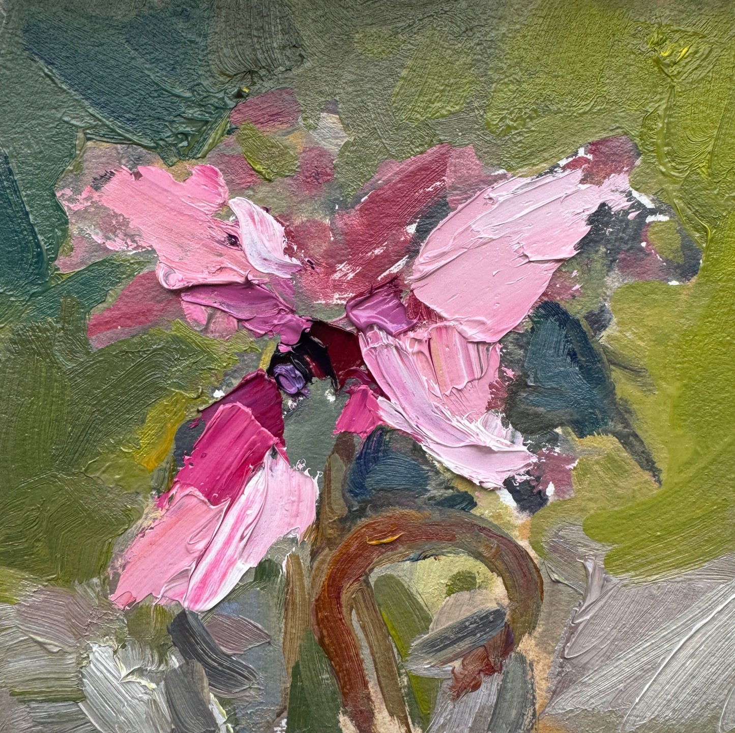 Cyclamen Study |2025| oil