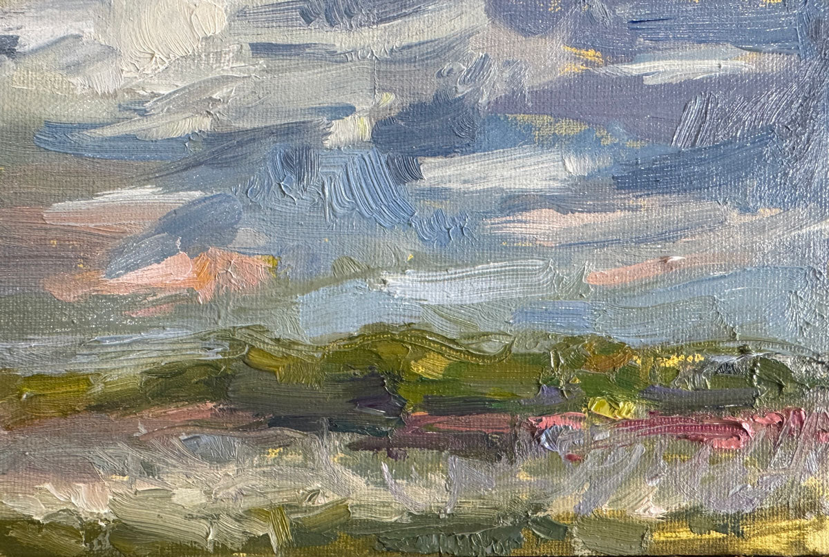 Dusk in the Marsh |2025| oil