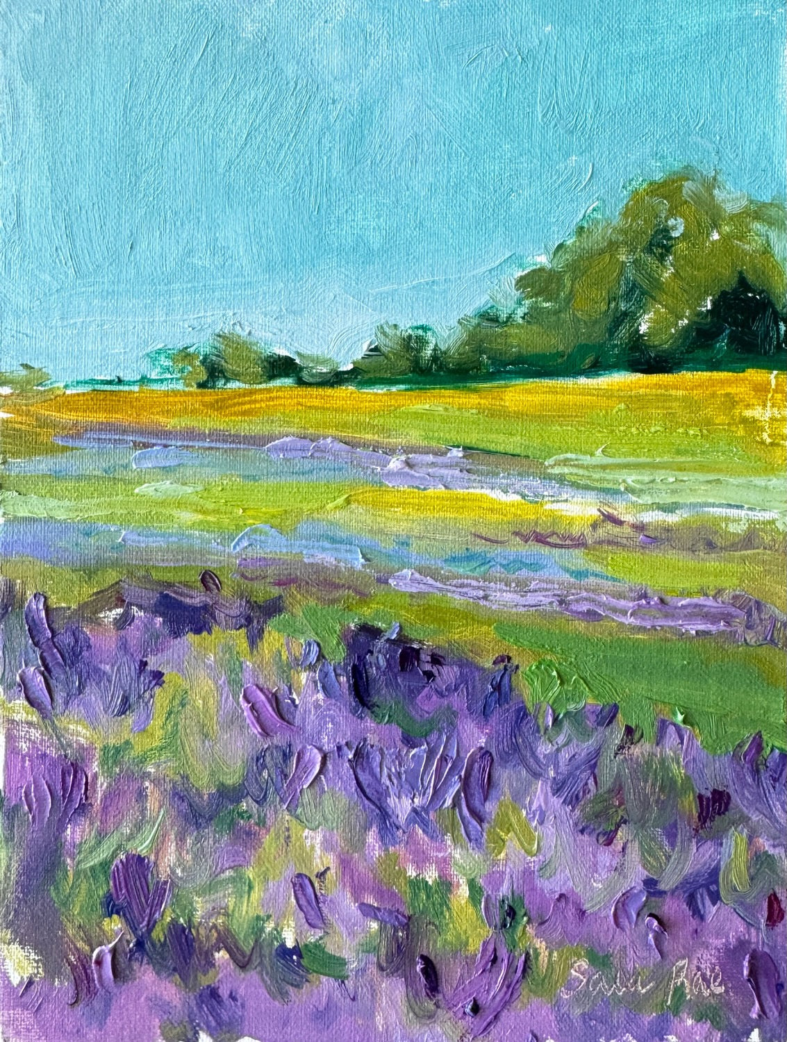 Giclee Print - Fields of Lavender