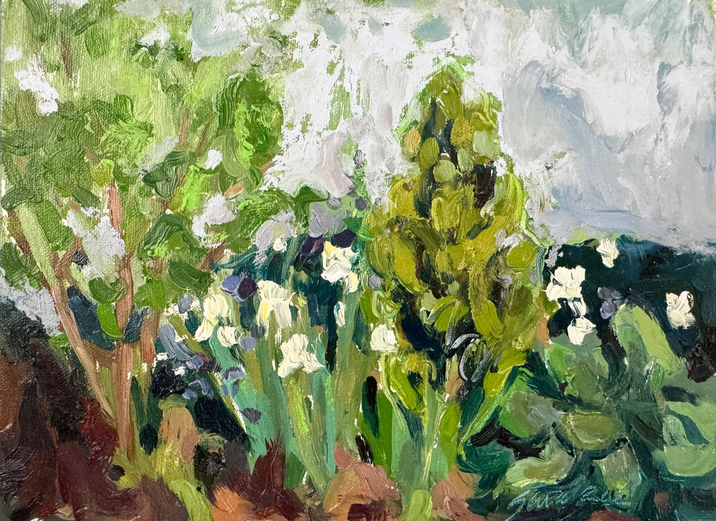 Garden in Periwinkle