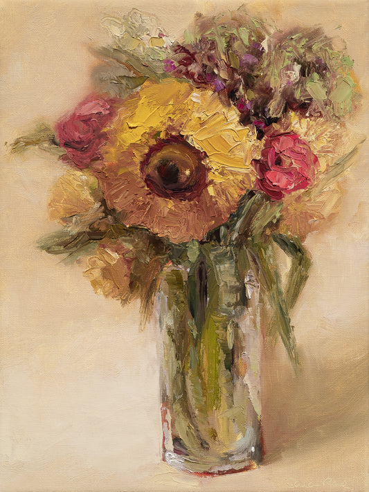 Sunflower Bouquet |2025|Oil on linen