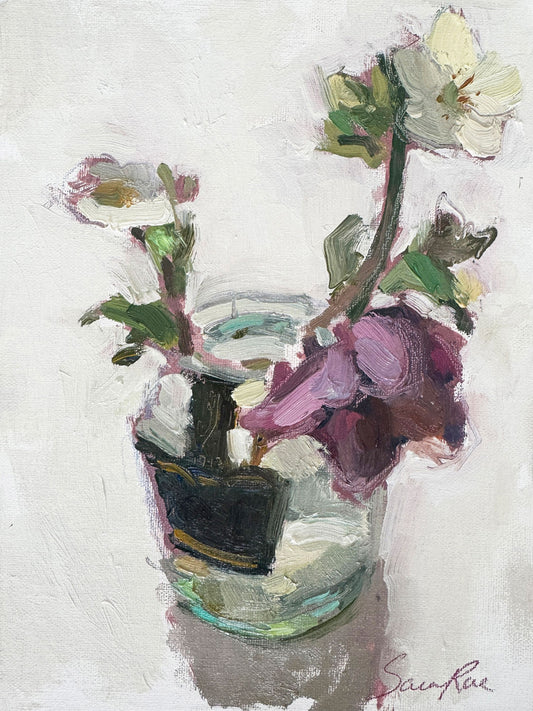 Giclee Print | Hellebore and Mustard Jar