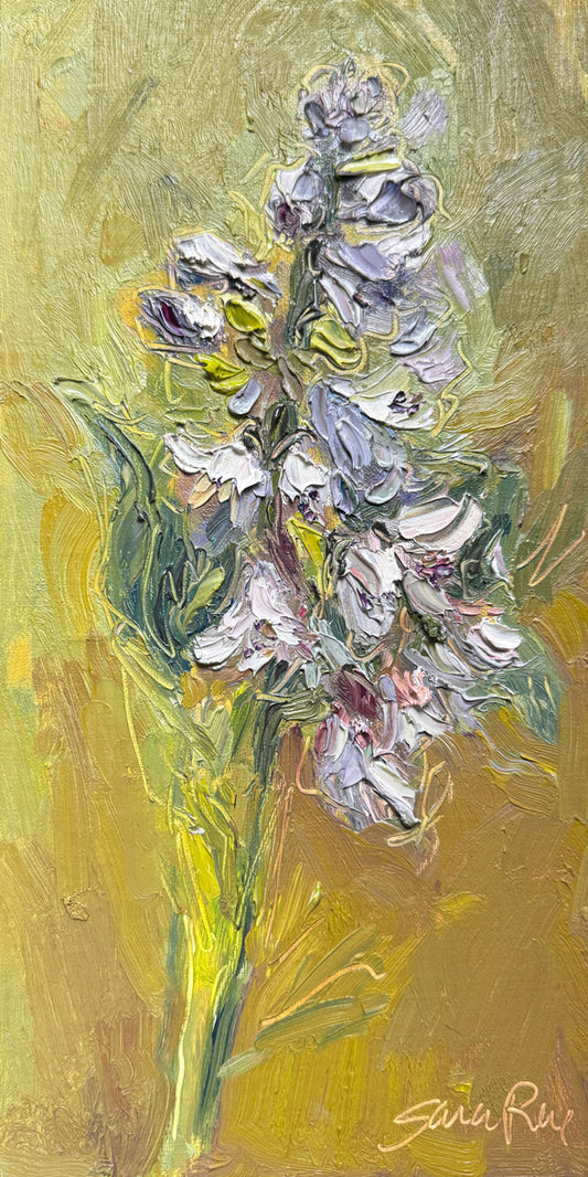 Hosta Study |2025| oil on linen panel