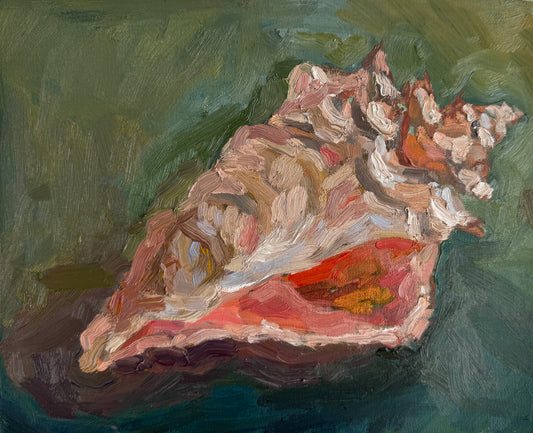 Shell on Green |2025| oil on linen