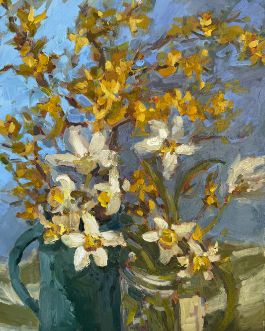 Spring Flowers |2025| Oil on linen