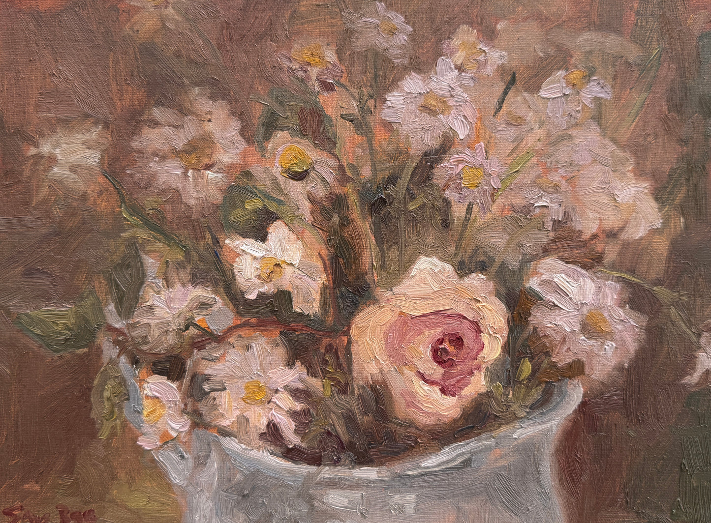 Rose Shadows |2024| oil on linen canvas