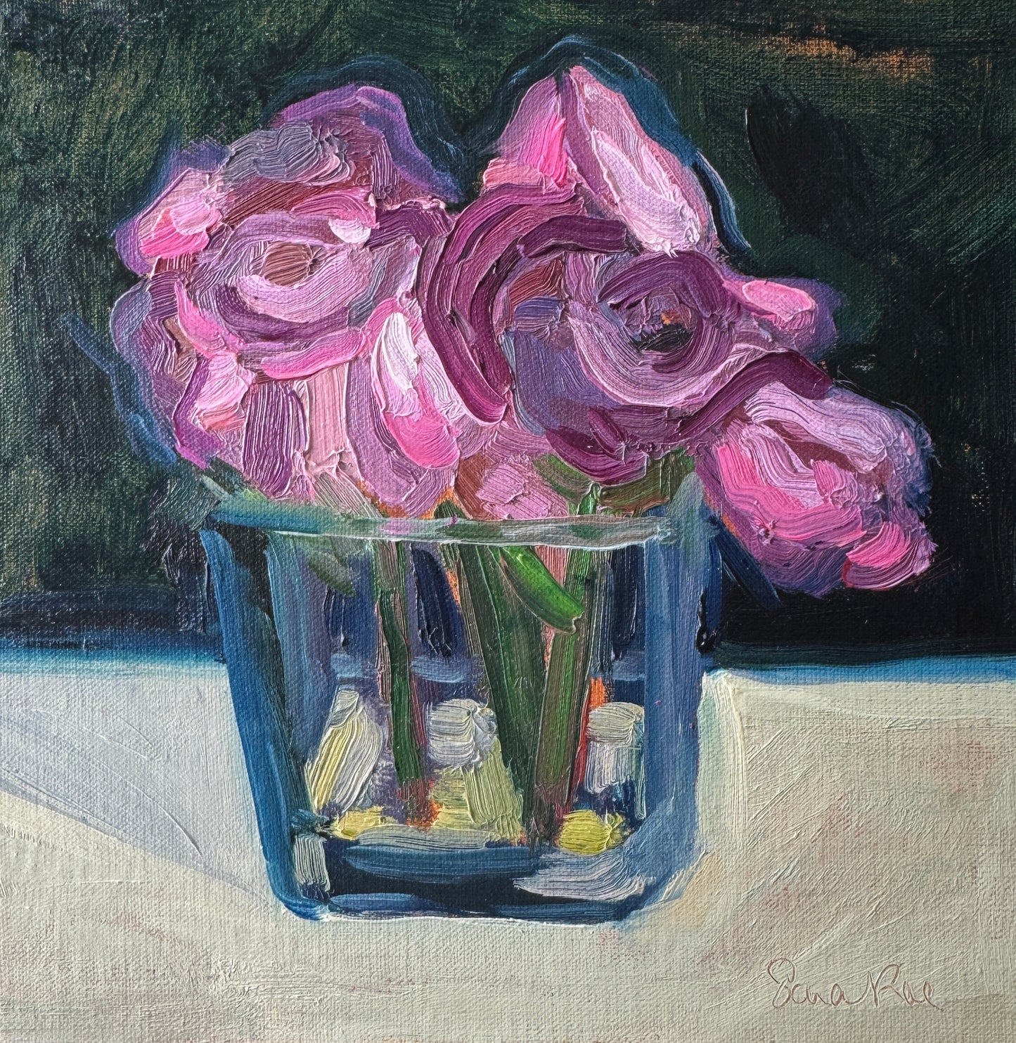 Abstract Roses |2025| oil on linen