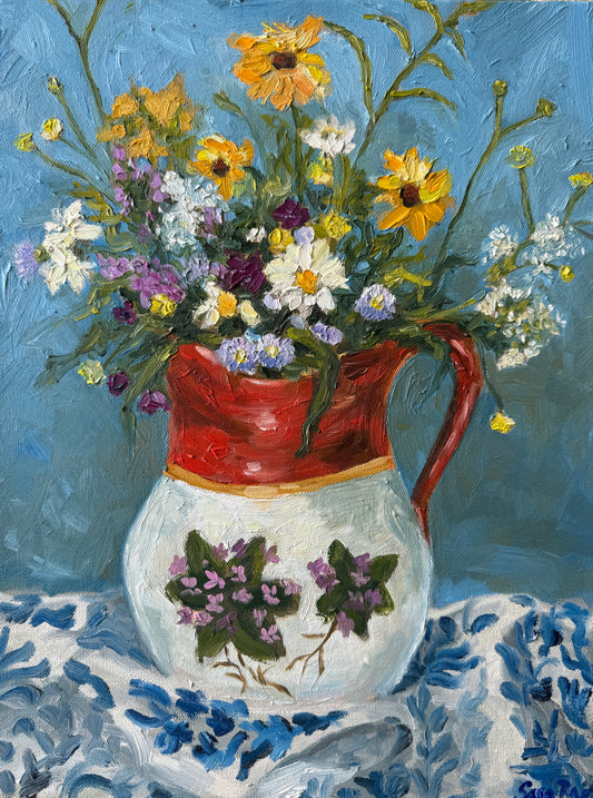 Wildflowers on Sunday |2024| Oil on canvas