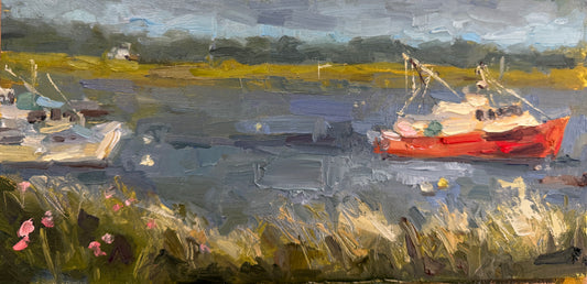 Drift Roses and Ocean Voyages |2025| oil on linen panel