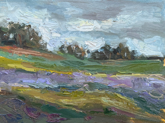 Lavender Light |2025| oil on linen panel