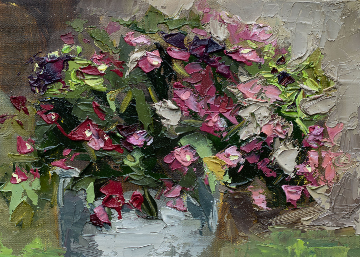 Impatiens |2024| oil on linen panel