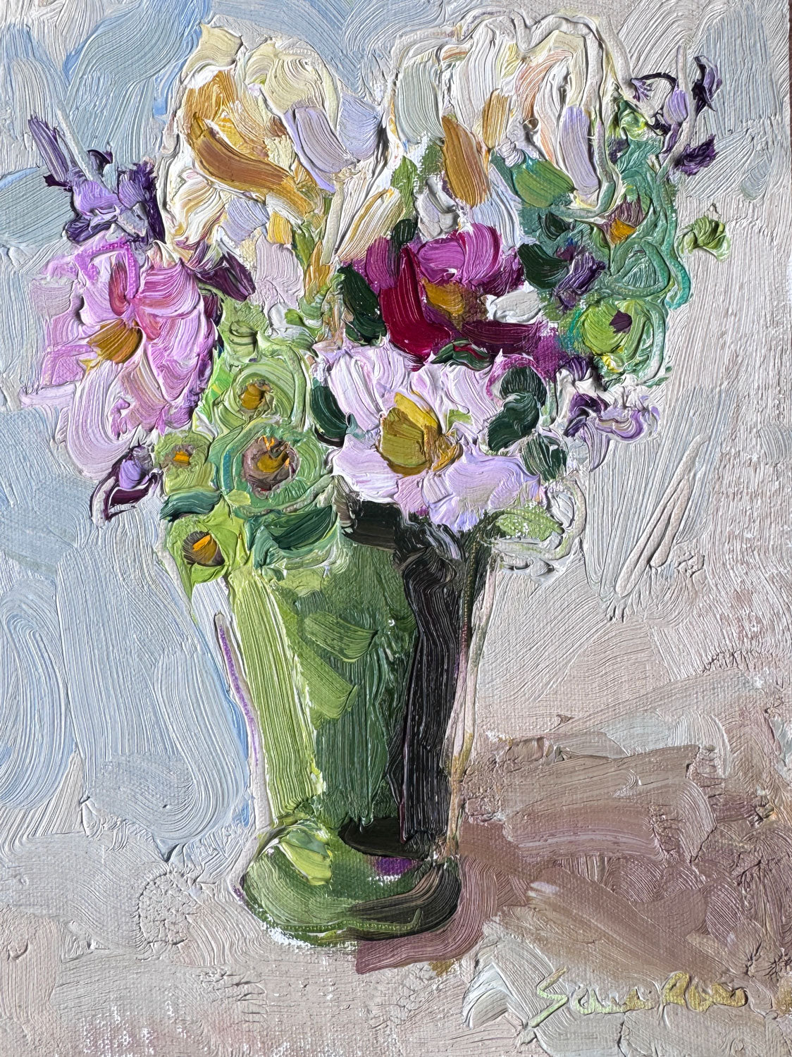 Impasto Flowers