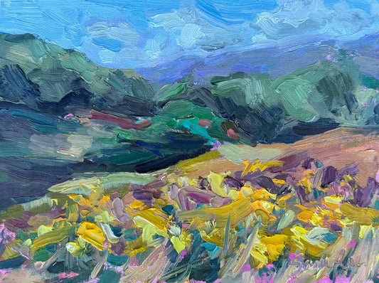 Langwood Farm |2025| oil on panel