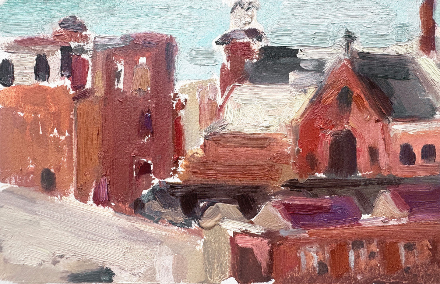 Giclee Print | Mill Buildings