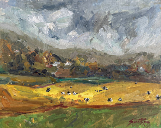 Patchwork Fields |2025| oil on linen panel
