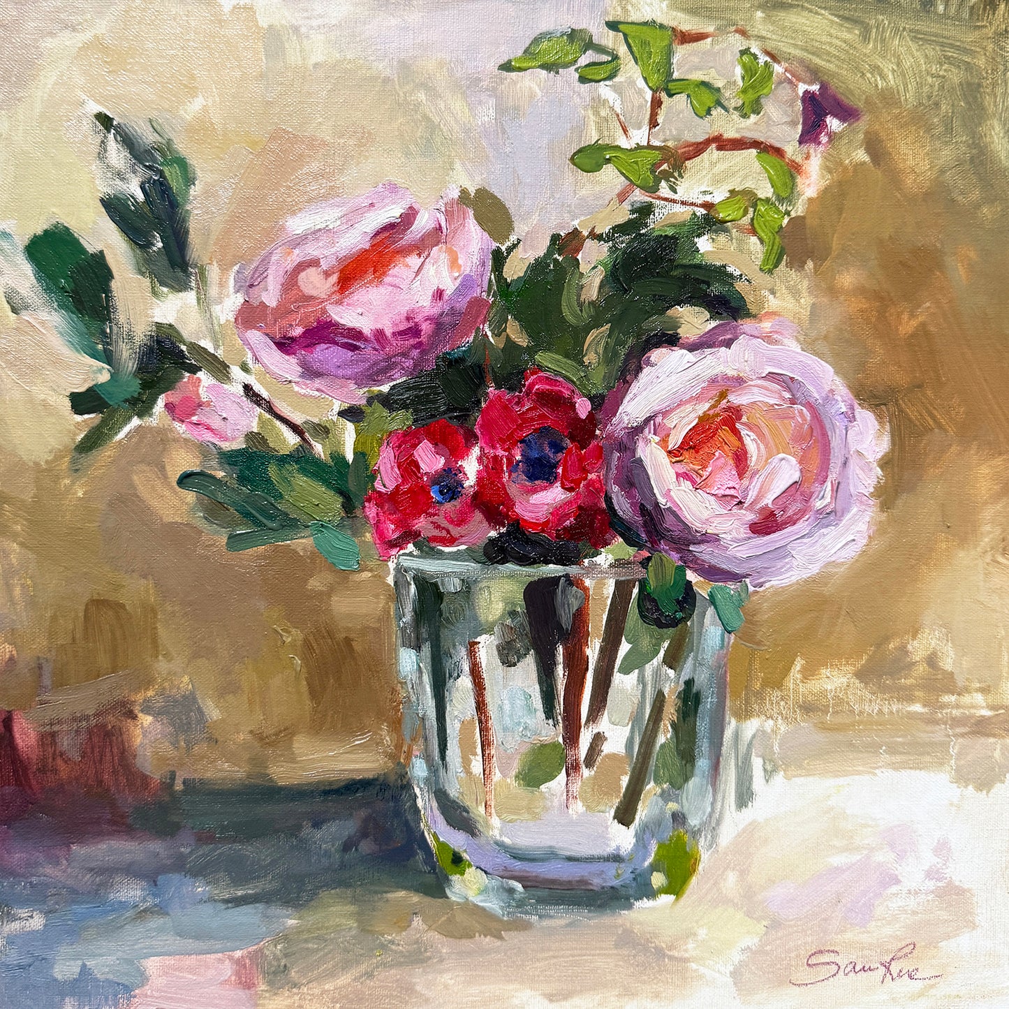 Frame Giclee Print | The One With the Roses and Clematis