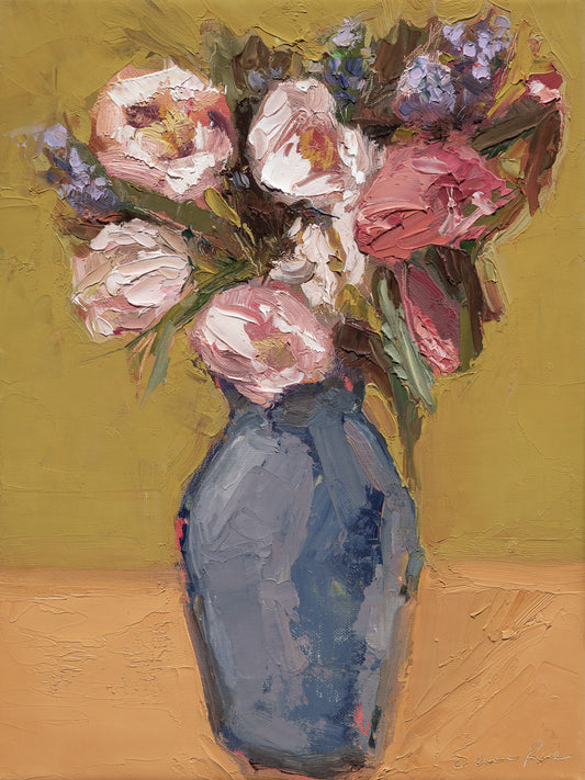 Giclee Print | Tulips in Blue Vase