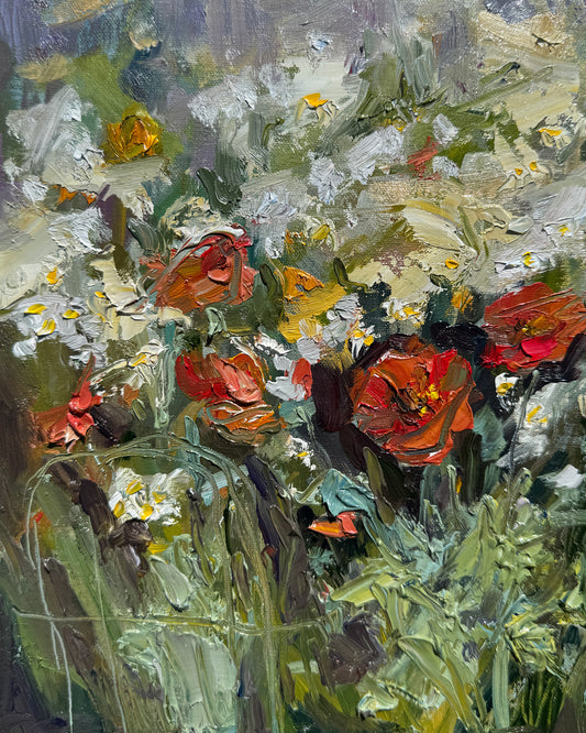 Unity Community Garden |2025| oil on linen panel