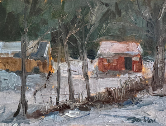 Winter In NH |2025| oil on linen, panel. *ON HOLD*